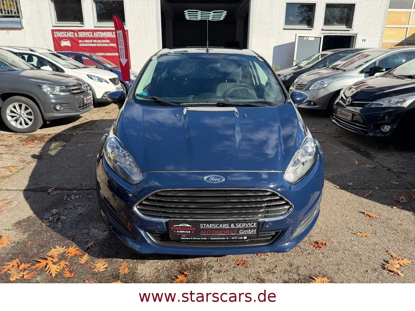 Ford Fiesta -Trend*Eco-Boost*KLIMA*SHZ*PDC*2.HAND* Bleu - 2