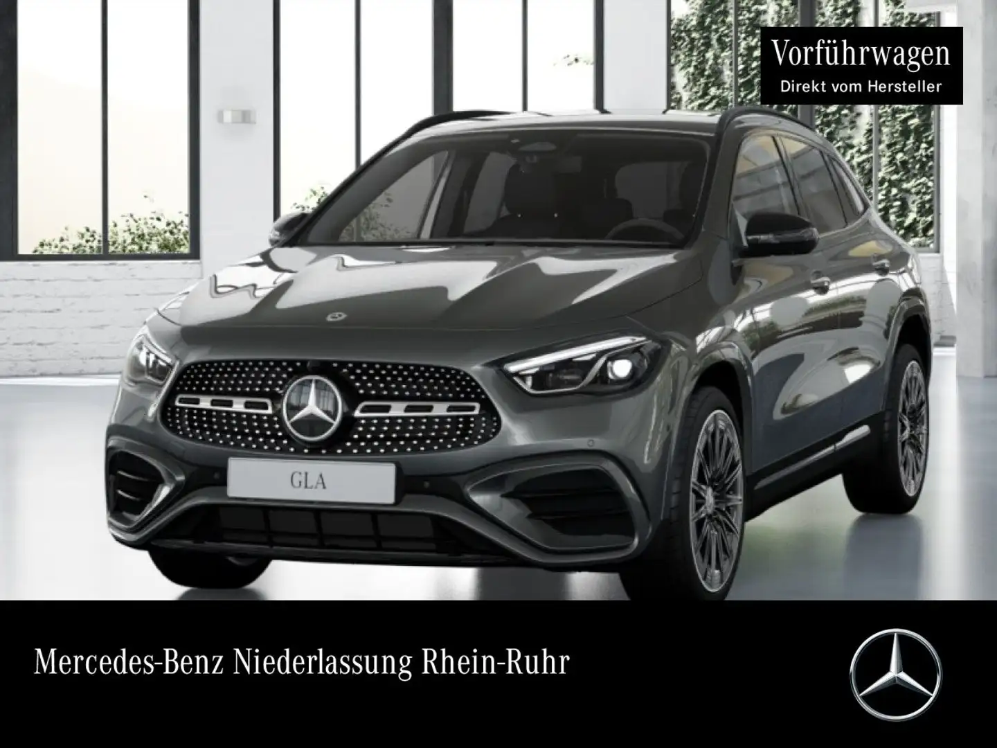 Mercedes-Benz GLA 200 AMG+NIGHT+360°+MULTIBEAM+TOTW+KEYLESS+7G Grijs - 1