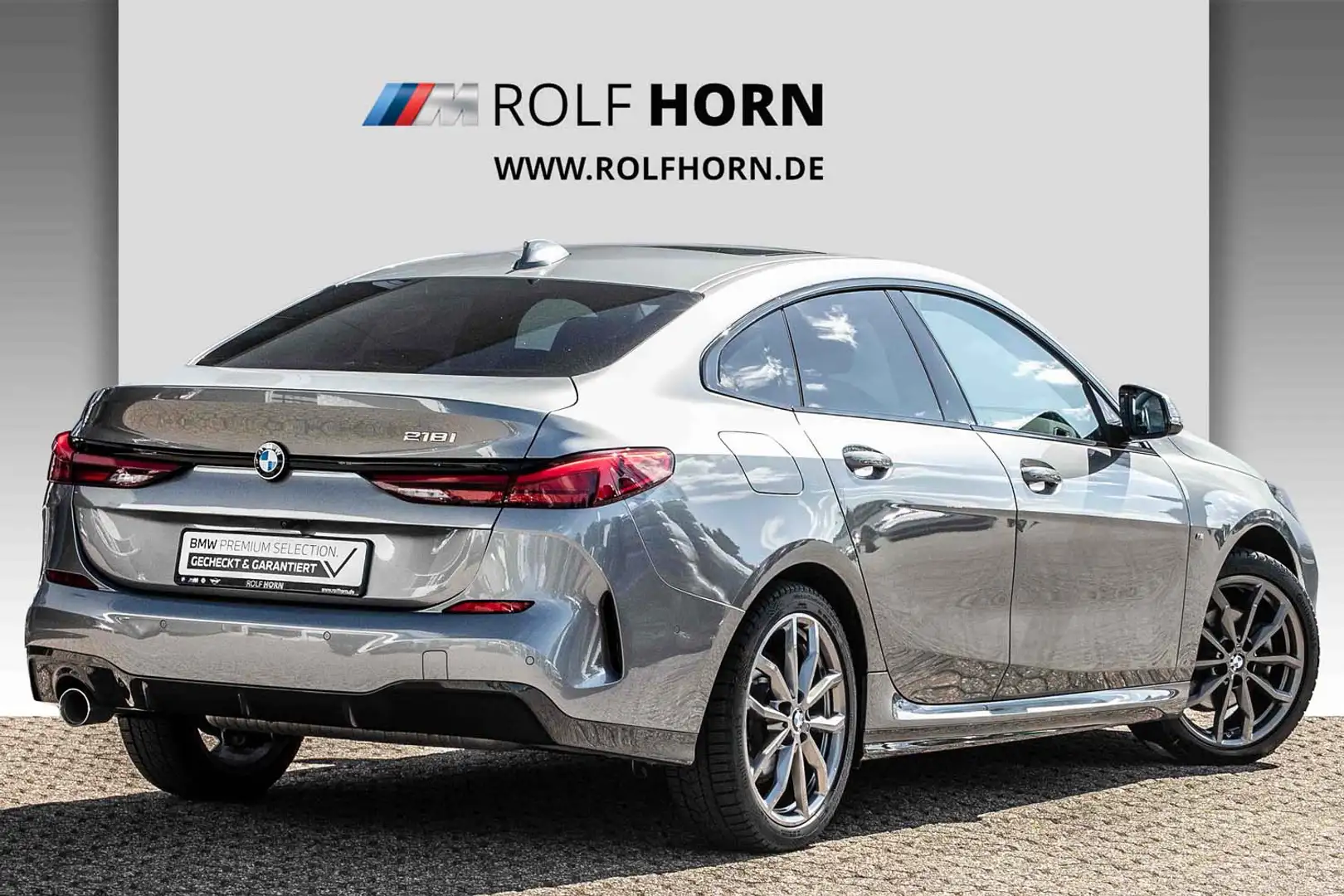 BMW 218 i Gran Coupe M Sportpaket Pano Navi HiFi RKam Grau - 2