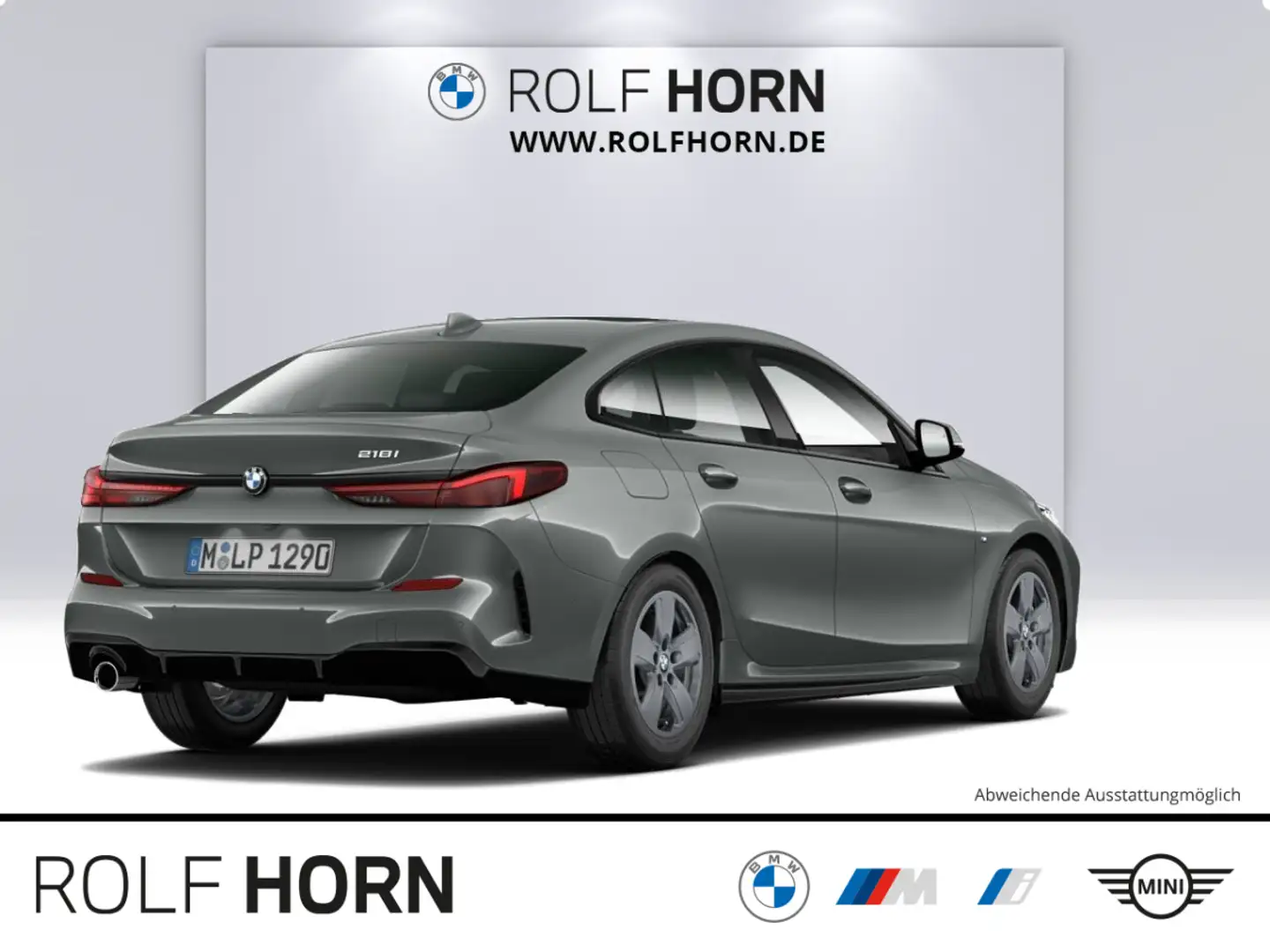 BMW 218 i Gran Coupe M Sportpaket Pano Navi HiFi RKam Grau - 2