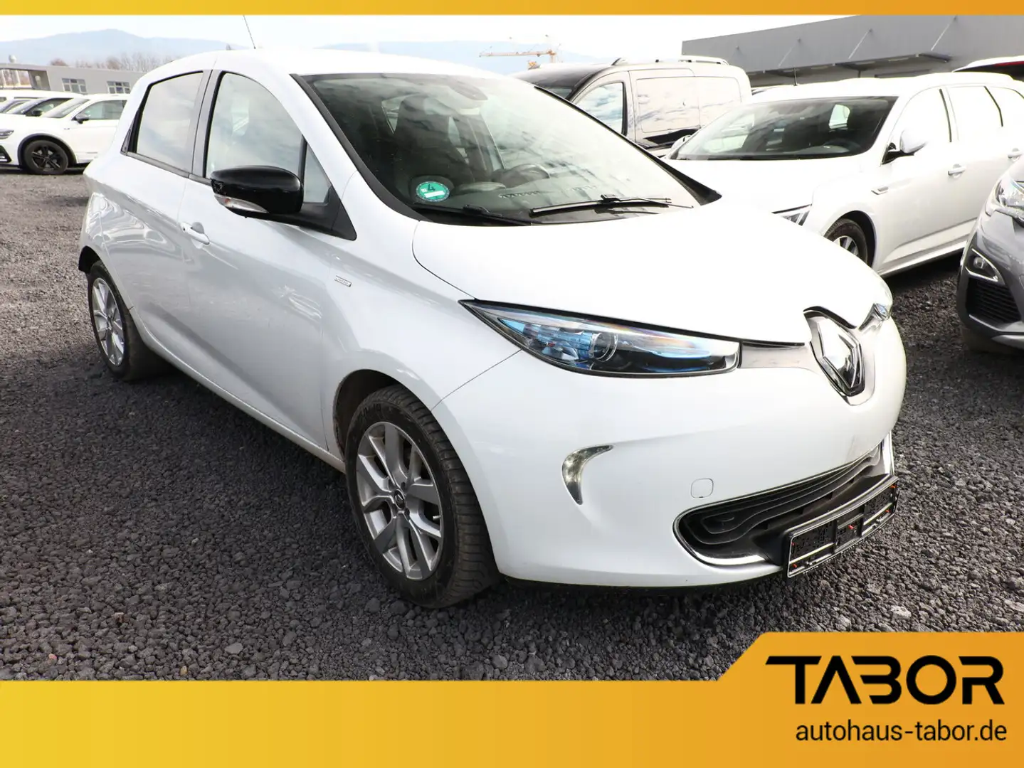 Renault ZOE ZE40 R110 Limited Miet-Bat. Nav PDC Schuko Wit - 2