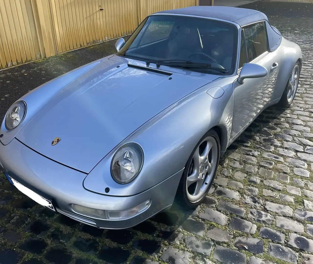 Porsche 993 911 Carrera Cabrio Argent - 1