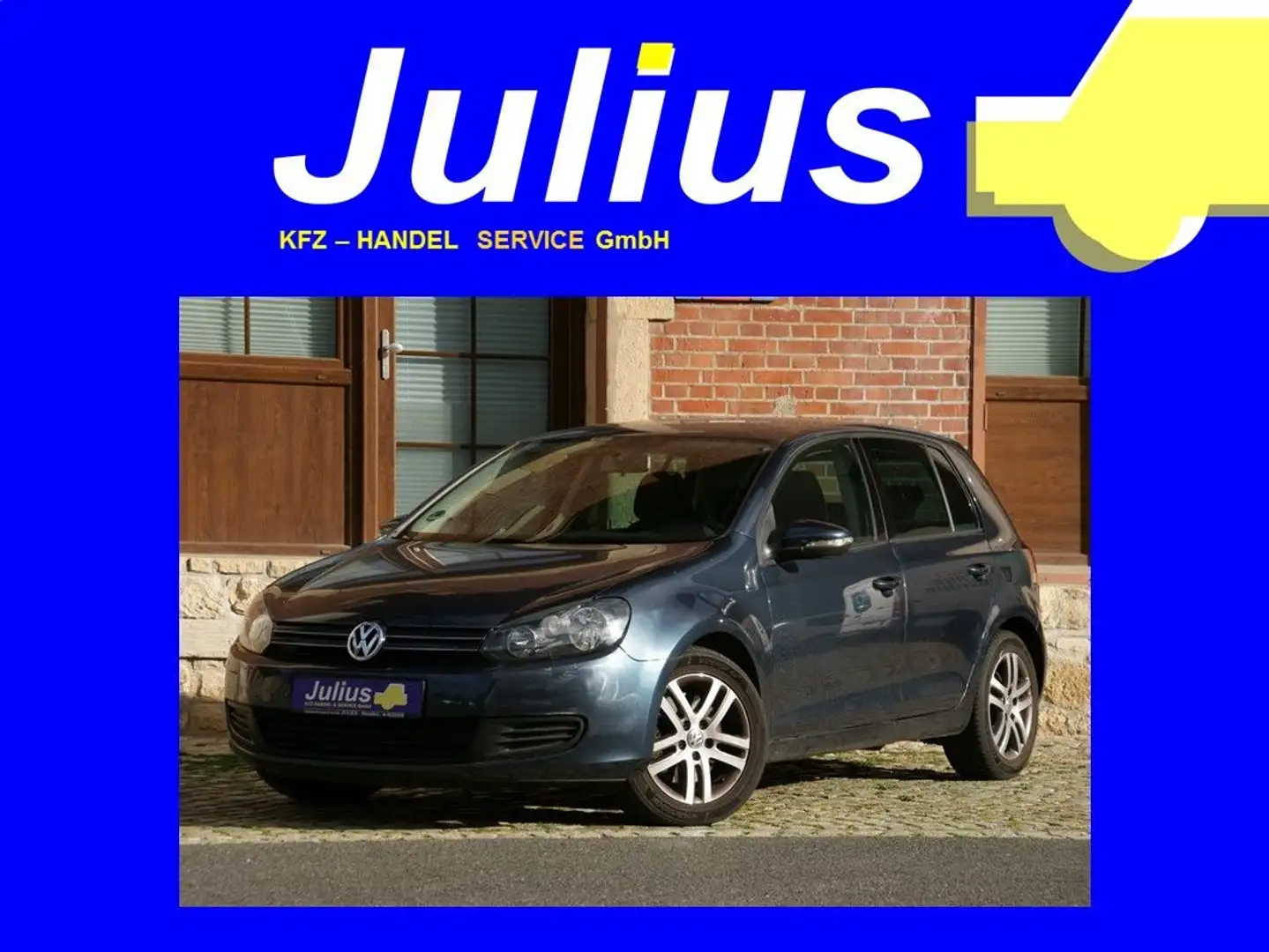 Volkswagen Golf VI Comfortline Klima ZV Bleu - 1