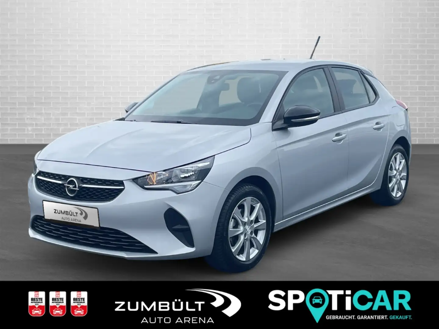 Opel Corsa Edition 1.2 +Allwetter SHZ Kamera CarPlay DAB LMFe Silber - 1