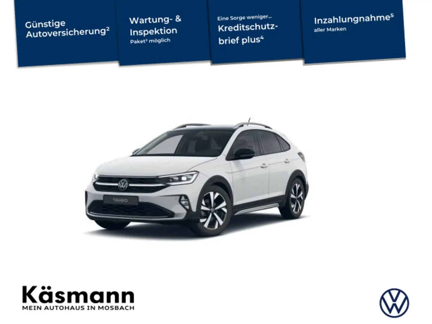 Volkswagen Taigo Style 1.0TSI IQ.DRIVE KAM KEYLESS Weiß - 1