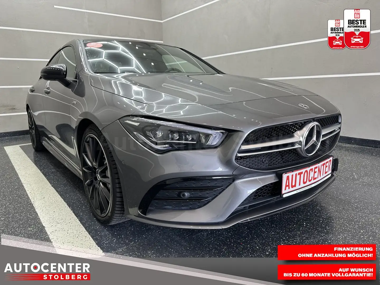 Mercedes-Benz CLA 35 AMG 4Matic "PANO-NAVI-SITZH-PDC-ALU" Gri - 2