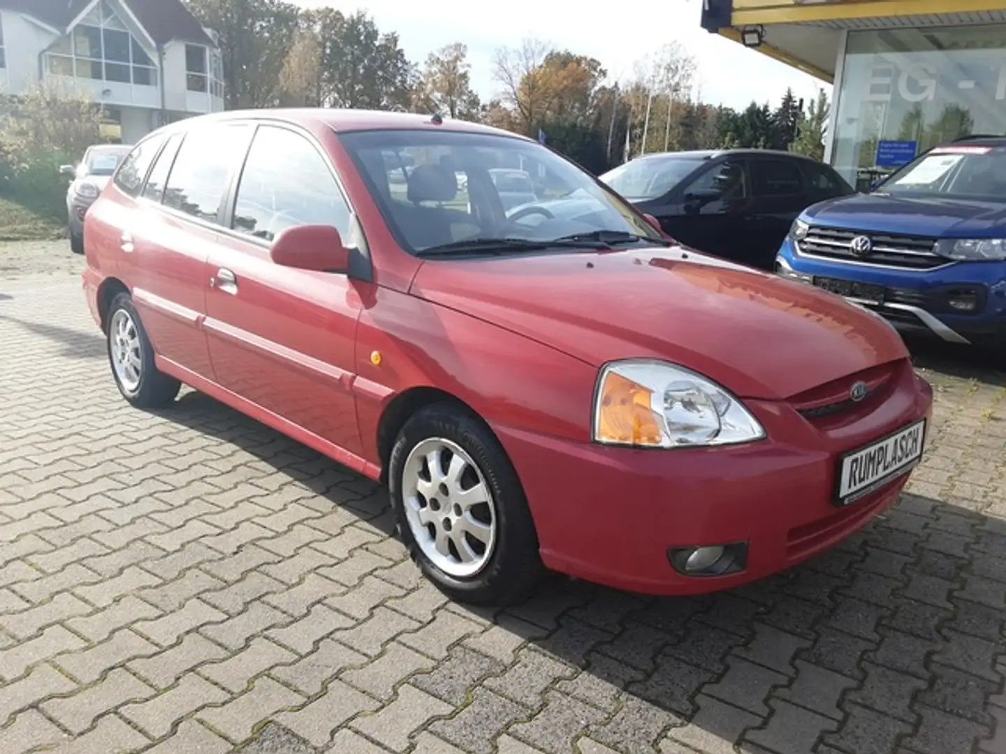 Kia Rio 1,5 LS Lim.Klima  Alus Sommer-u. Winterräder Rot - 1