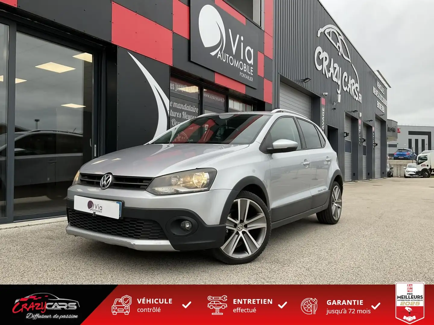 Volkswagen Polo 1.6 TDI  90 - Radar AR - Kit Distribution OK Gris - 1