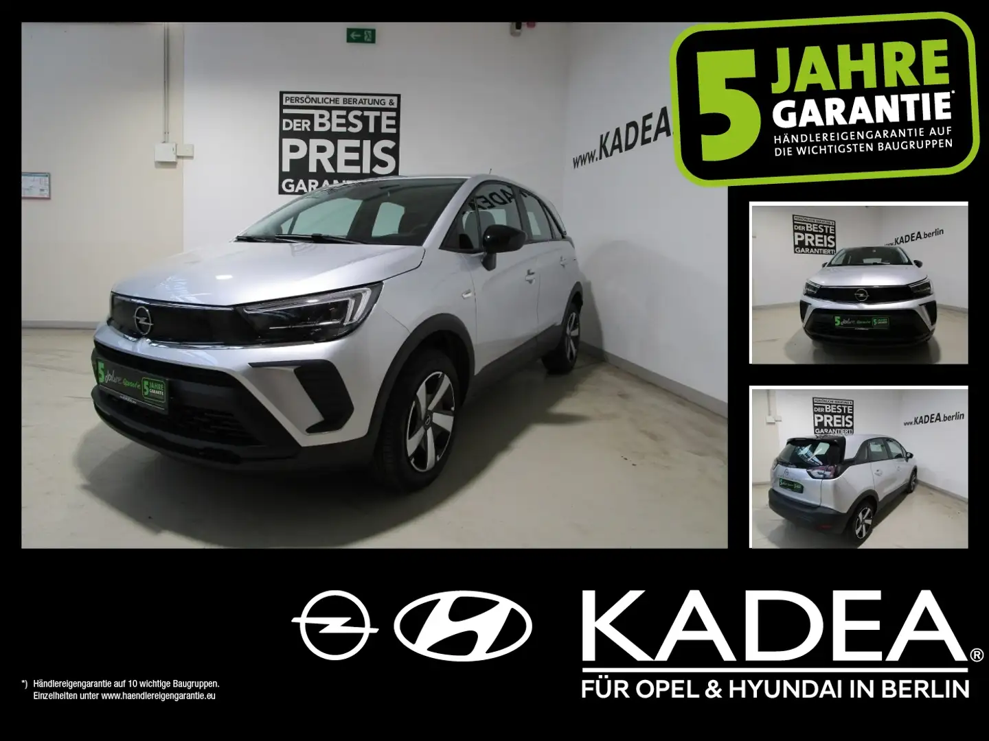 Opel Crossland 1.2 Kamera,PDC,Lenk+Sitzhzg.,LED,SpurH Grau - 1