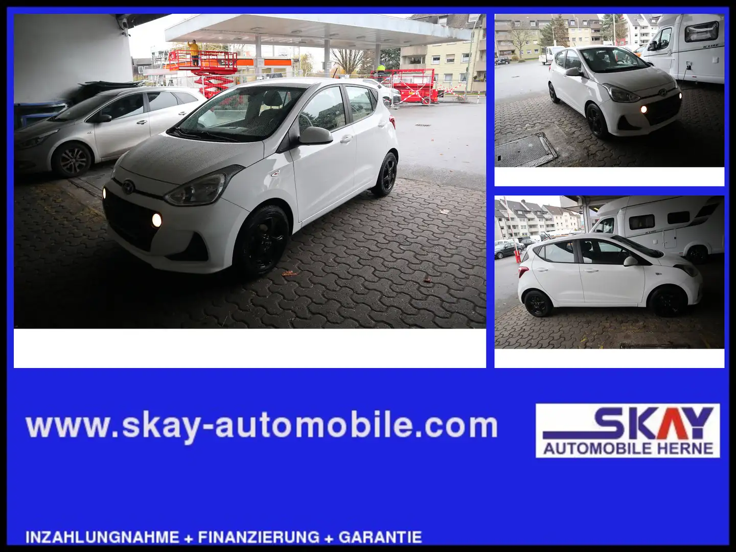 Hyundai i10 Navi Tempo Klima Scheckheftgepflegt Bianco - 1