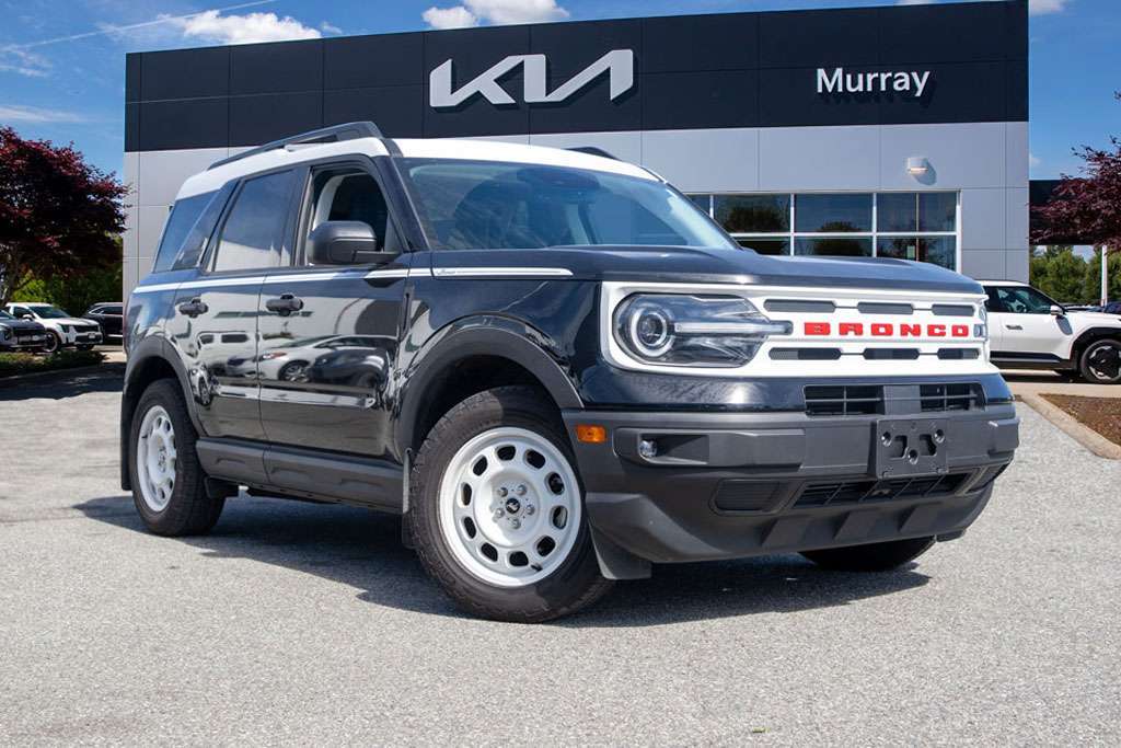 Shadow Black 2024 Ford Bronco Sport SUV / Crossover All-Wheel Drive Automatic