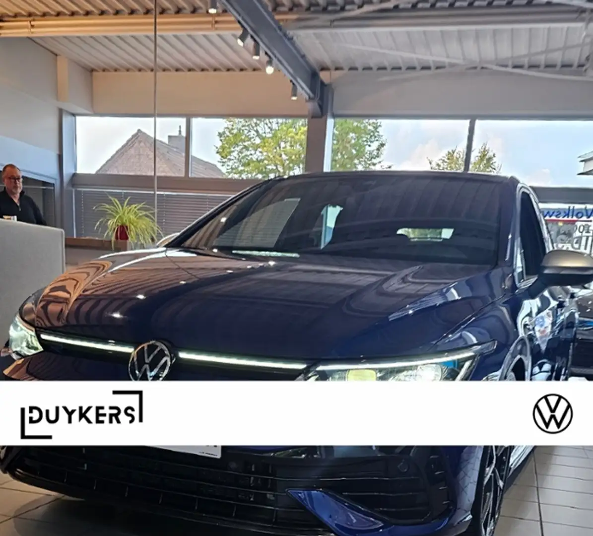 Volkswagen Golf VIII 2.0 TSI R PERF. AKRAP.LEDER Blau - 1