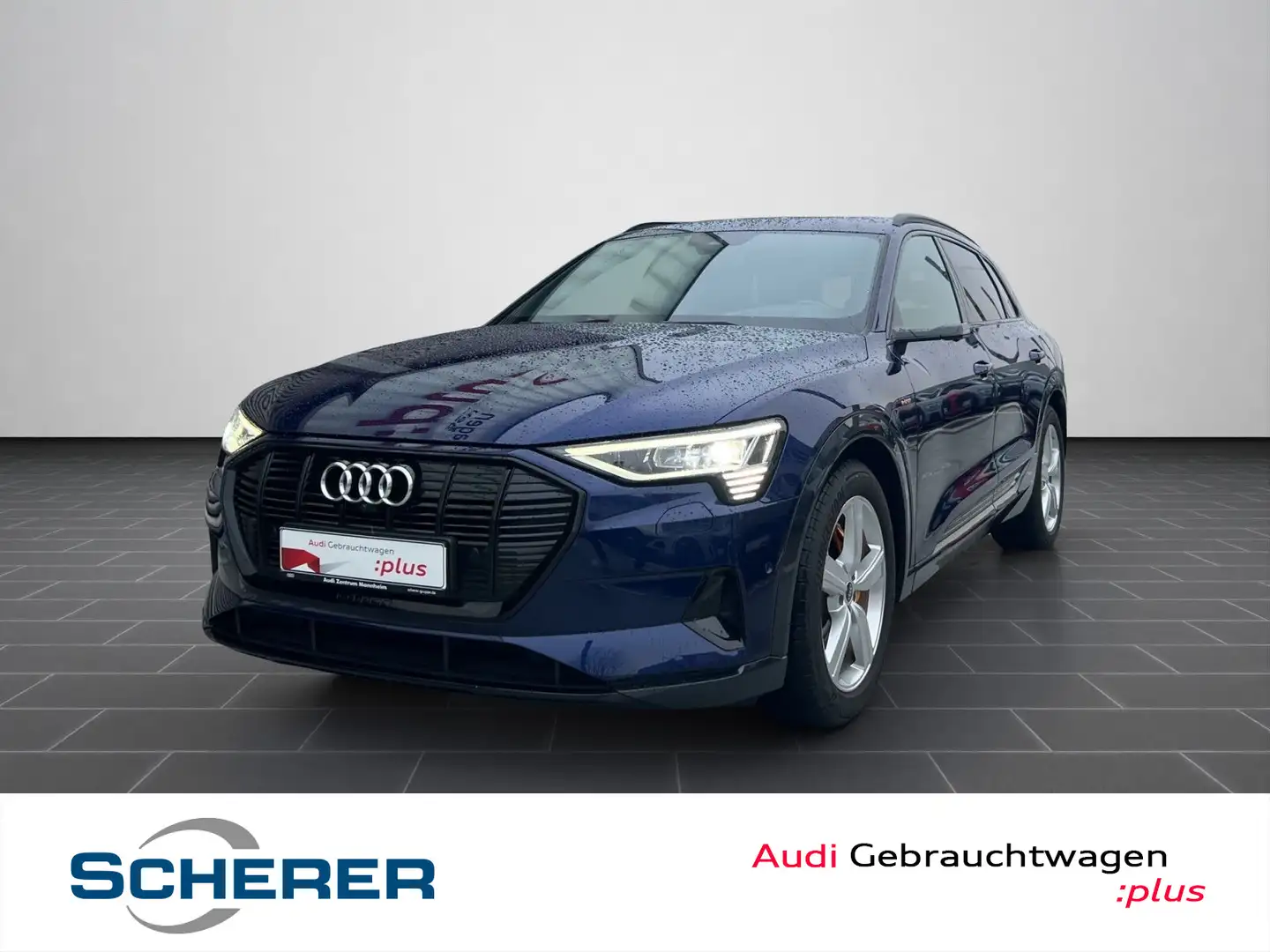Audi e-tron 55 quattro Advanced PANO HEAD-UP MASSAGE Blue - 1
