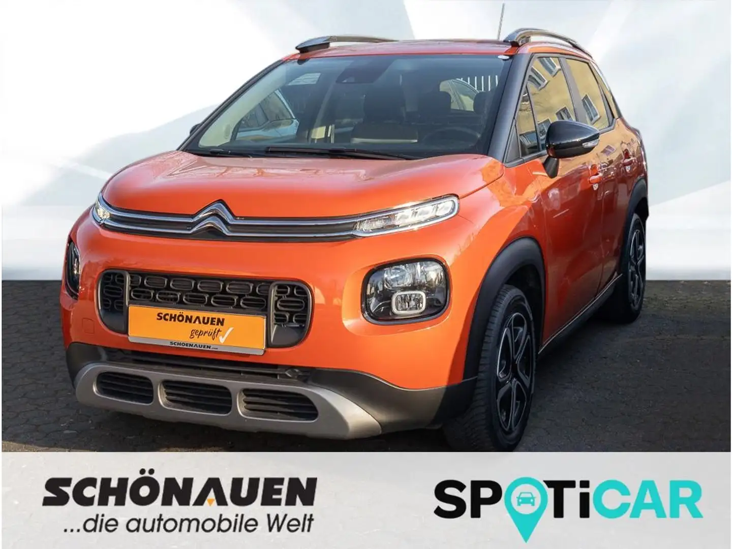 Citroen C3 Aircross FEEL PACK 1.2 PT110 +SHZ+CARPLAY+MET Pomarańczowy - 1