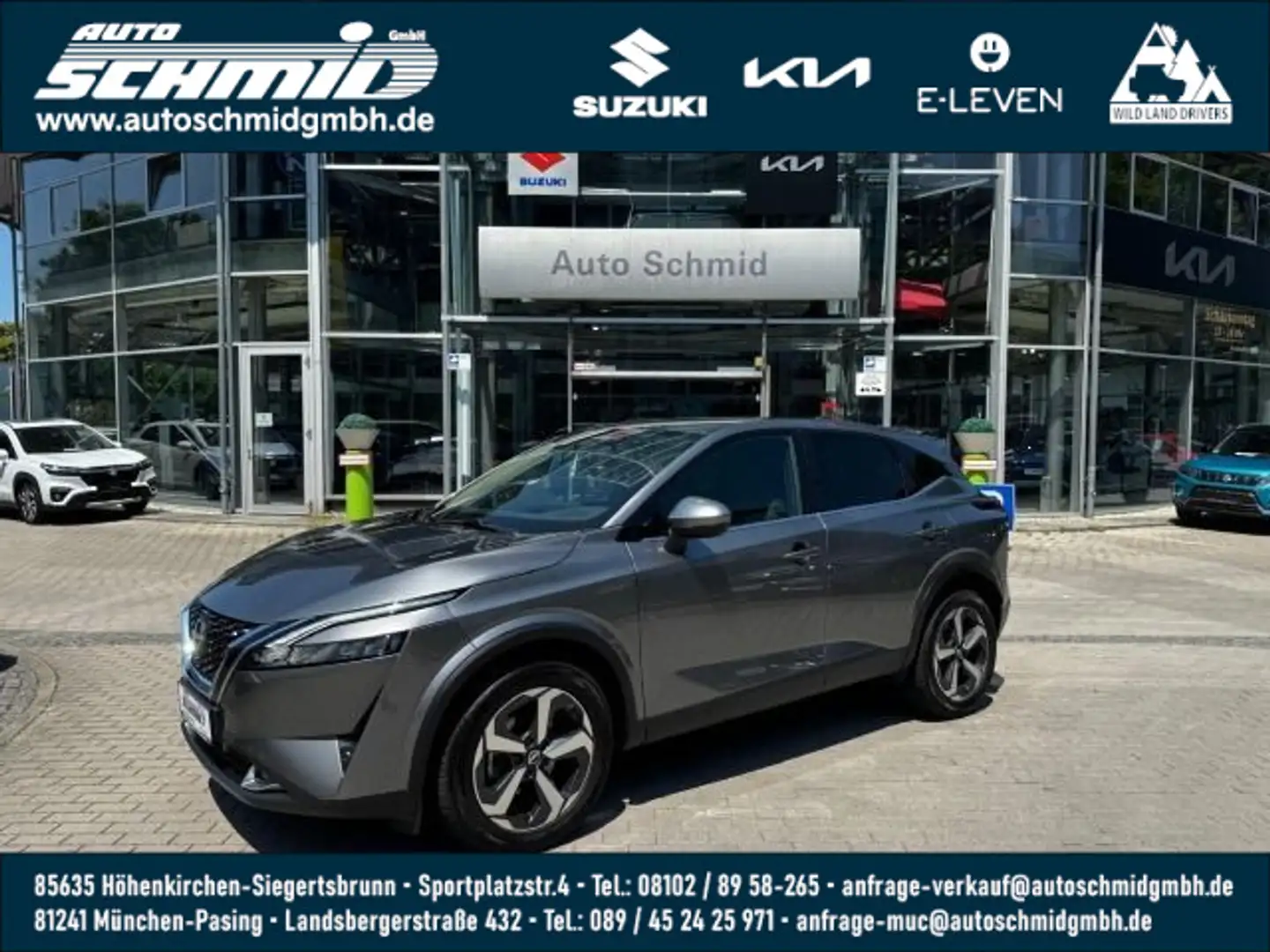 Nissan Qashqai QASHQAI 1.3 DIG-T MHEV N-CONNECTA Grijs - 1