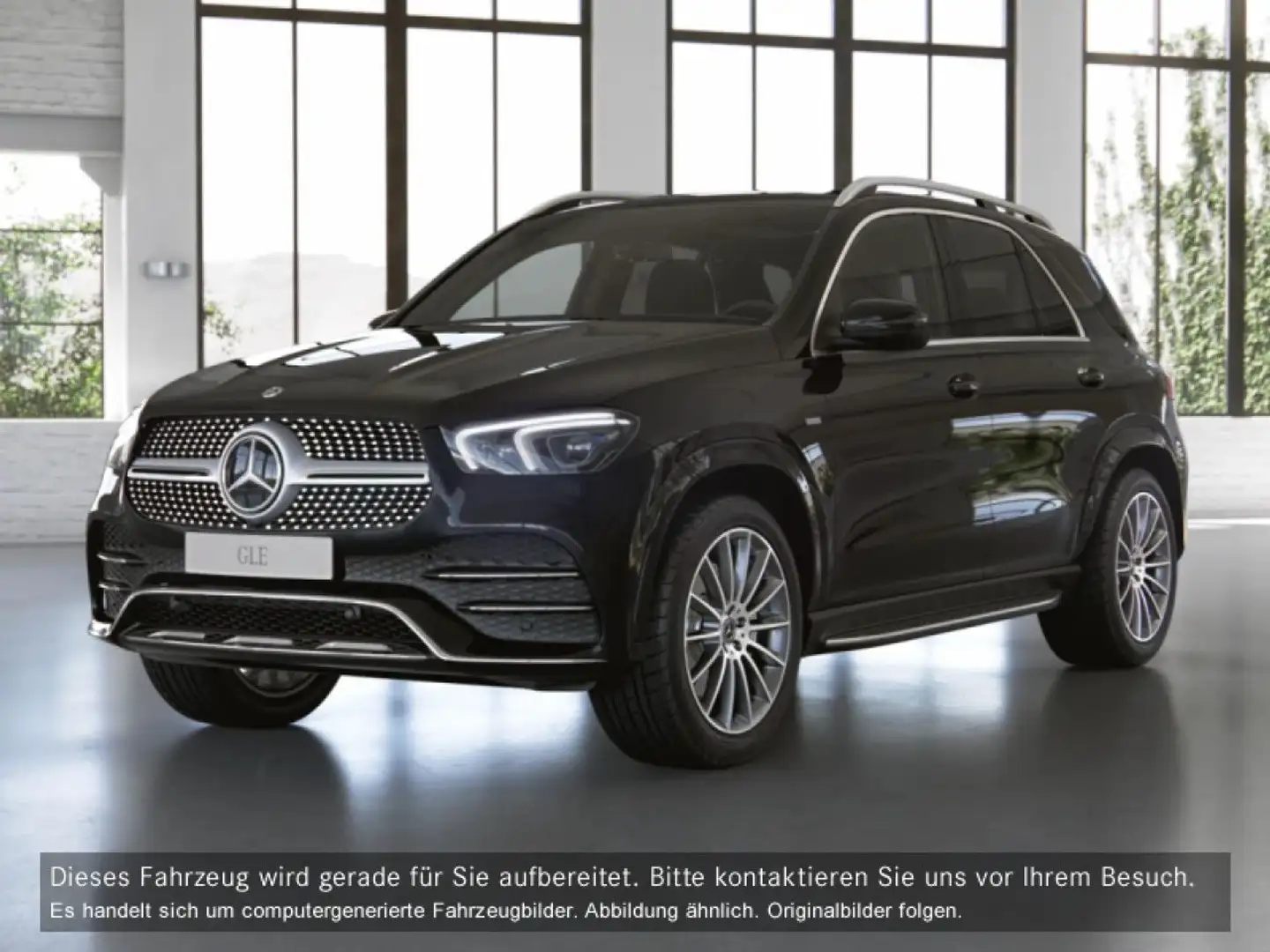Mercedes-Benz GLE 350 de 4M AMG designo WideScreen 360° Pano AHK Schwarz - 2