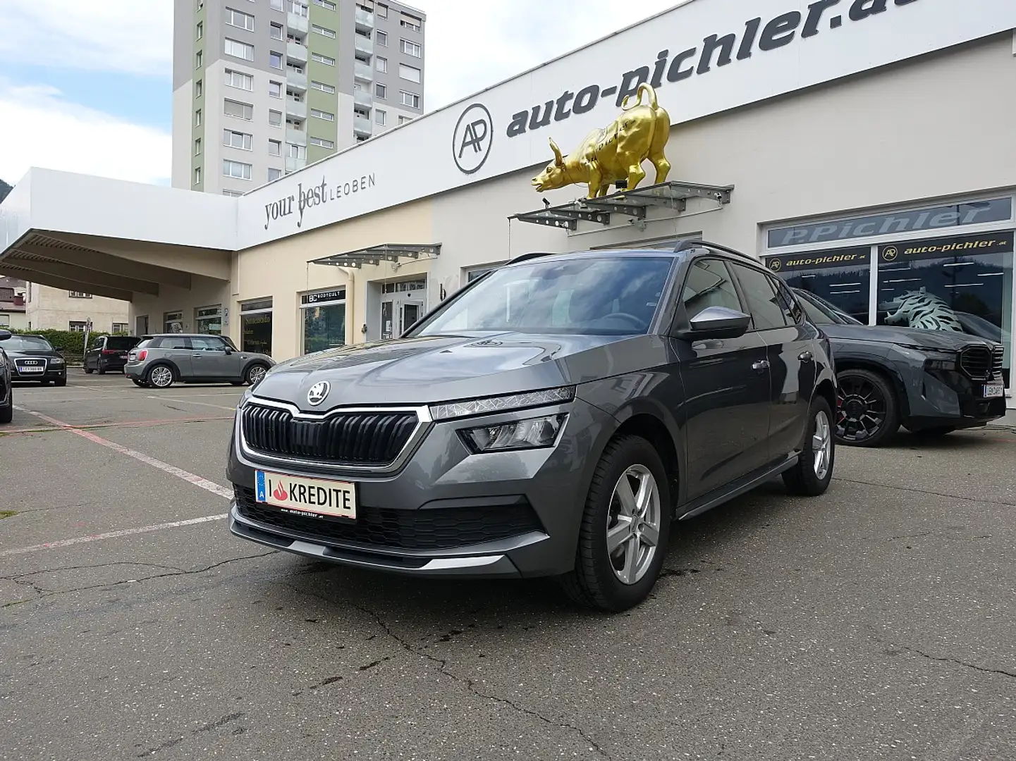 Skoda Kamiq 1,0 TSI Style DSG Gris - 1