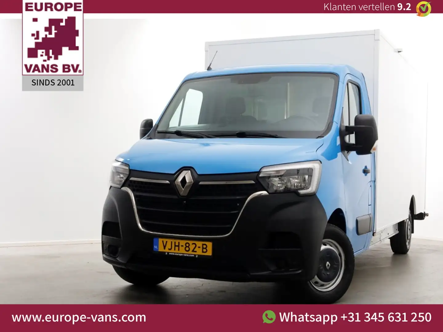 Renault Master T35 2.3 dCi 180pk Lowliner Bakwagen met achterdeur Blauw - 1