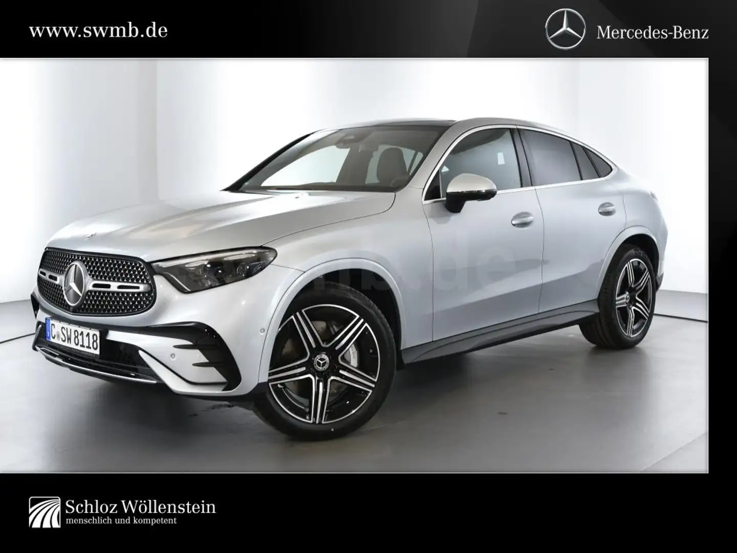 Mercedes-Benz GLC 300 d 4M Coupé 4,99%/AMG/DigitalLight/AHK     /DISTRON Zilver - 1