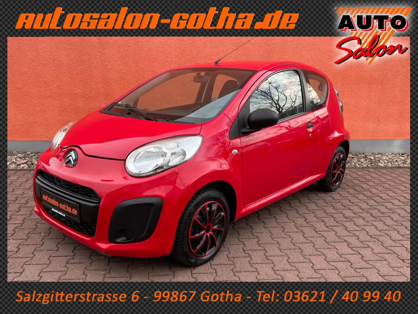 Citroen C1 Advance KLIMAANLAGE+RadioCD TÜV08.2027 Rouge - 1