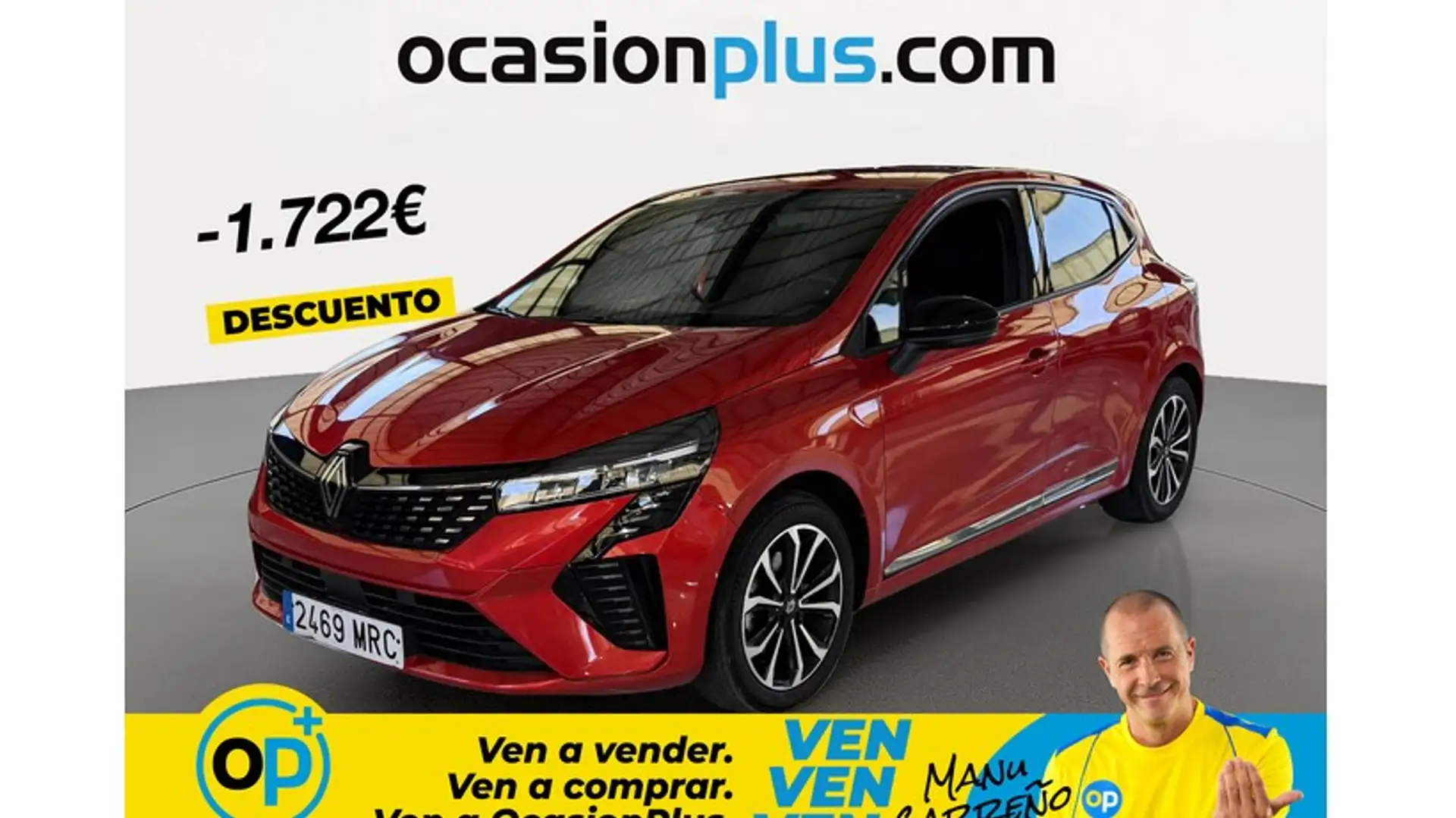 Renault Clio E-TECH Híbrido Techno 103kW Rojo - 1