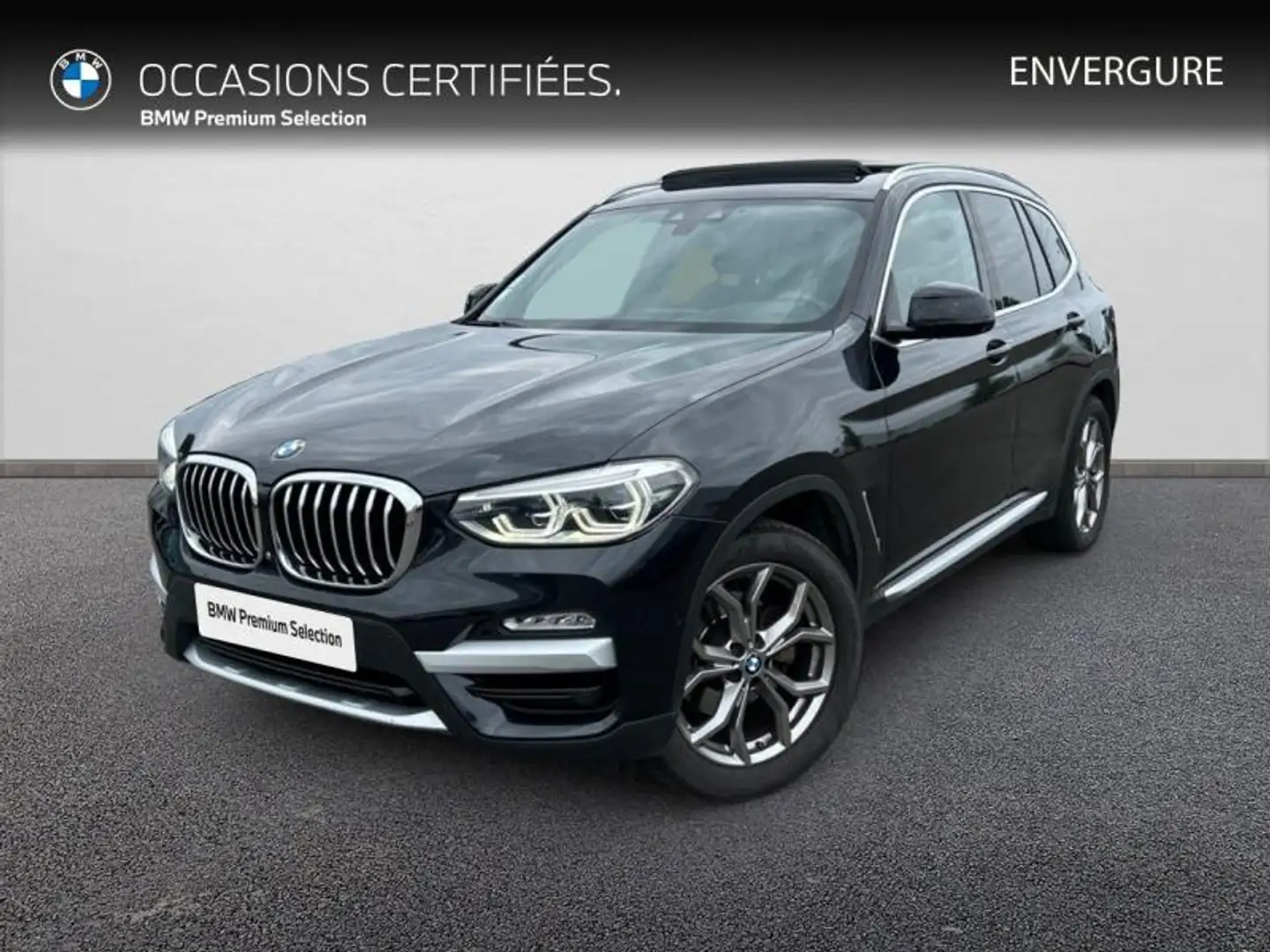 BMW X3 xDrive20dA 190ch xLine Euro6c Zwart - 1
