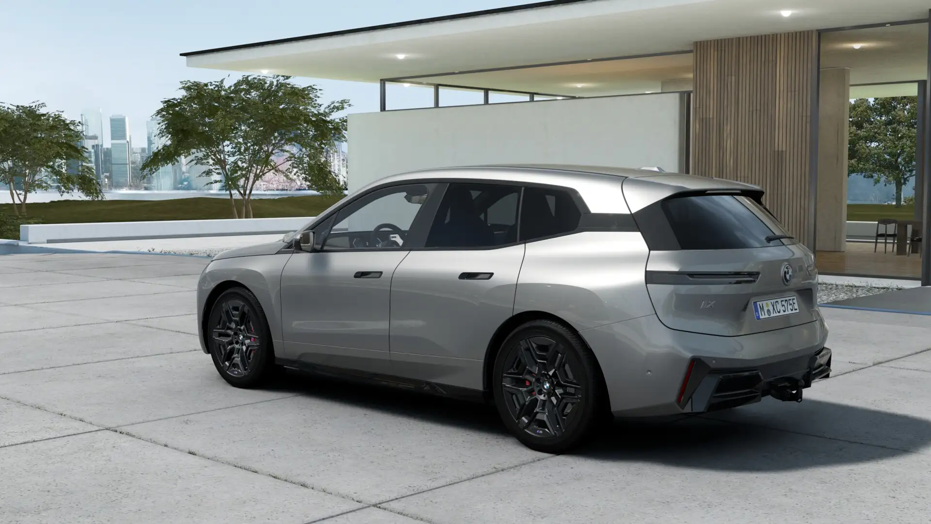 BMW iX xDrive45 M Sport / Trekhaak / Adaptief onderstel / Argintiu - 2