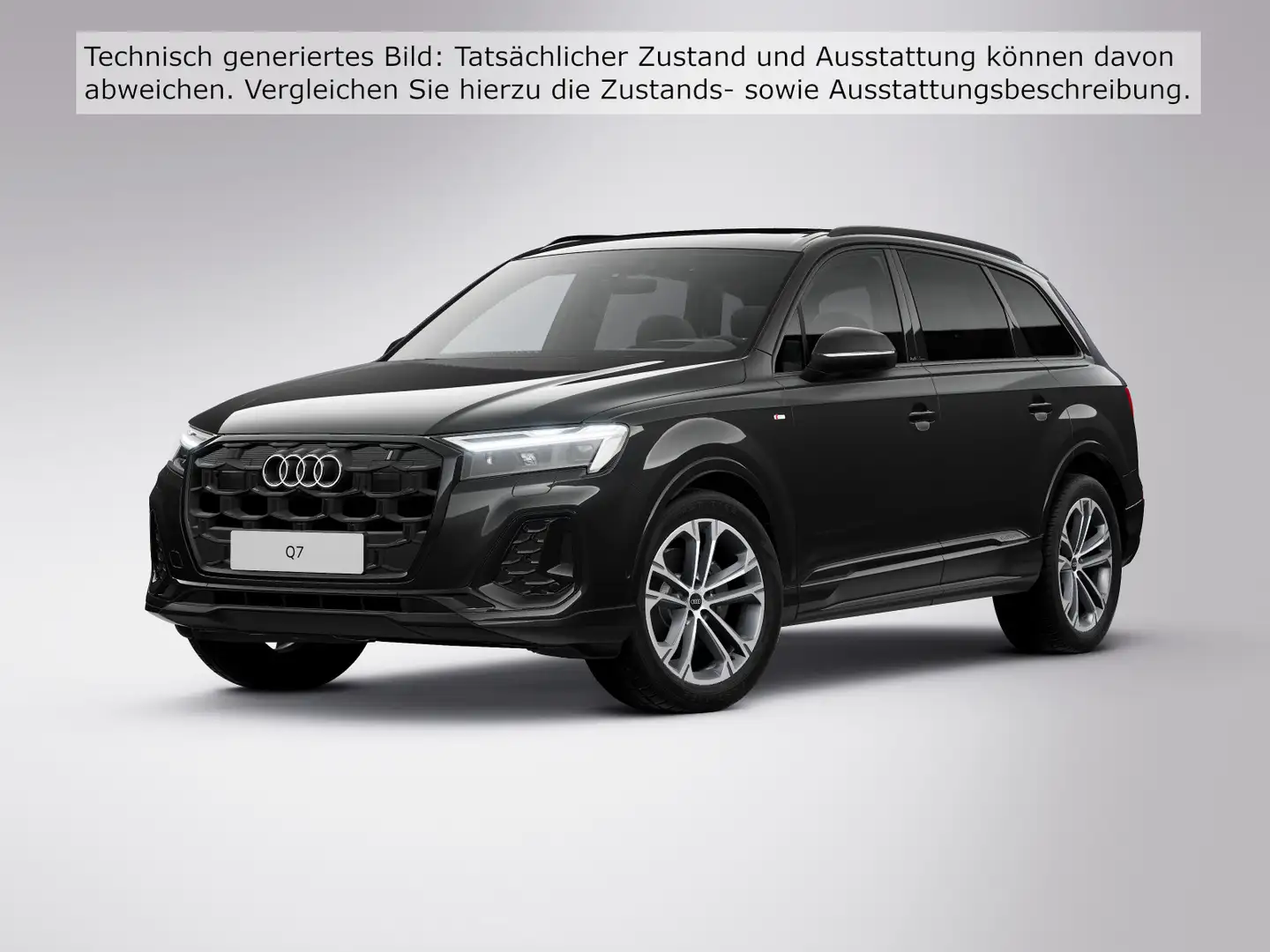 Audi Q7 45 TDI Q 2x S LINE PANO 7-SITZE AHK LUFT Schwarz - 2