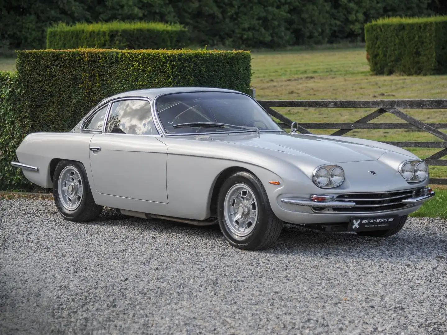 Lamborghini 400 GT 2+2 Touring Superleggera 1967 Plateado - 1