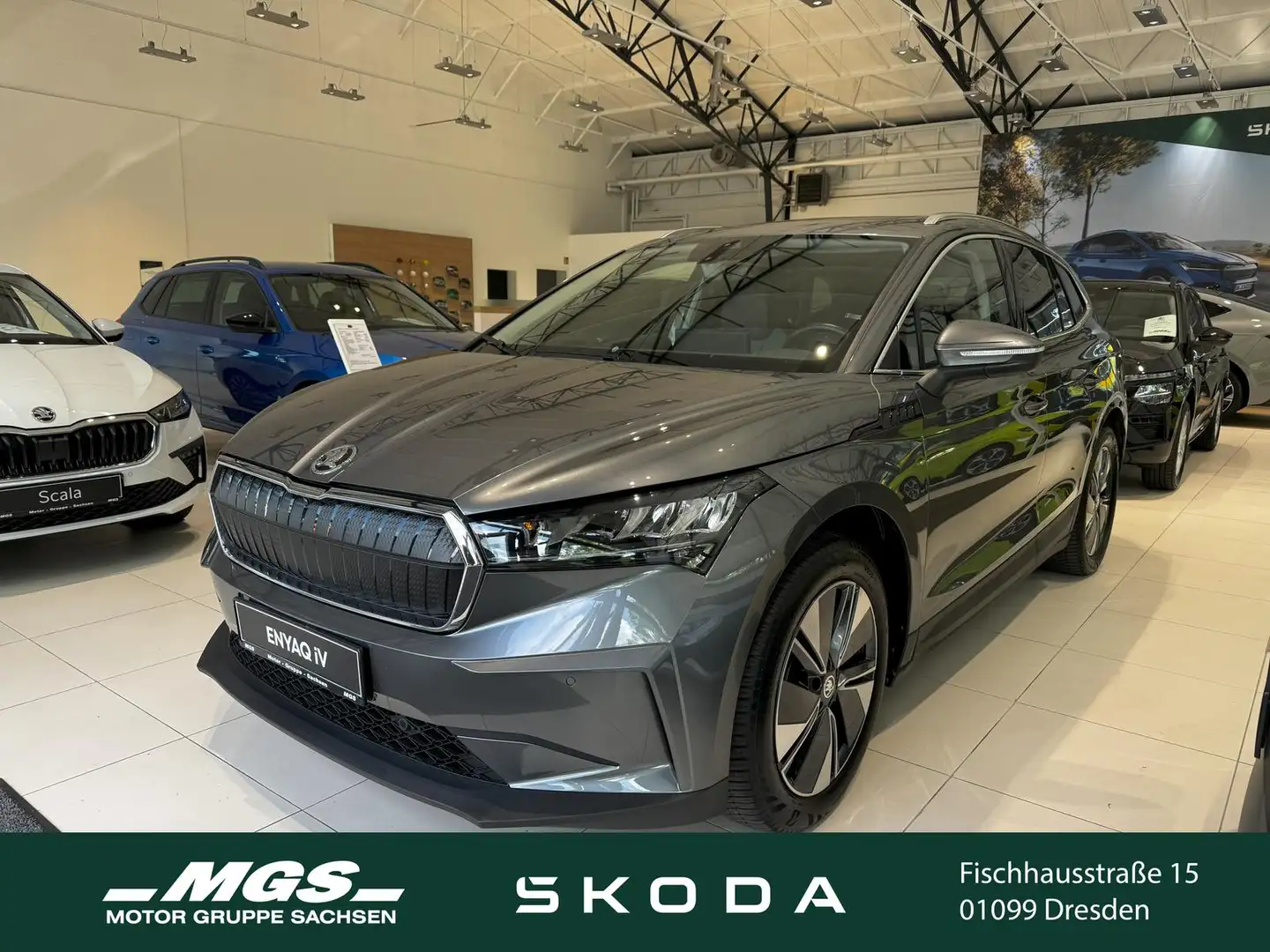 Skoda Enyaq 80 Loft Grau - 1