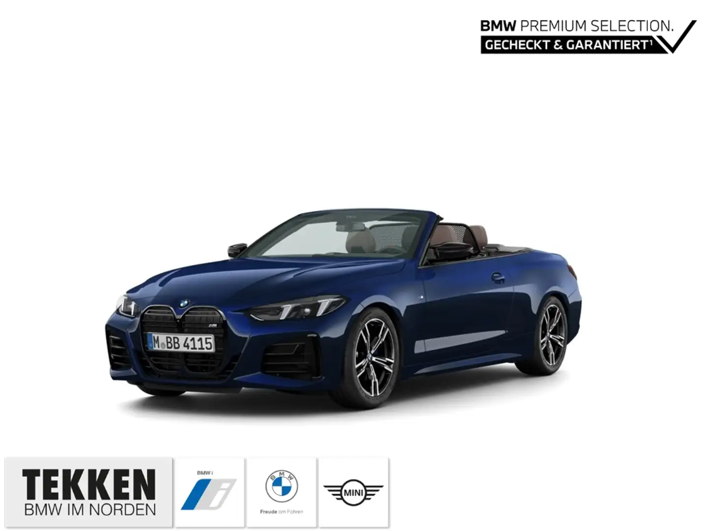 BMW 440 xDrive Cabrio AHK Driv. Ass. Prof. Har/Kar HeadUp Blau - 1