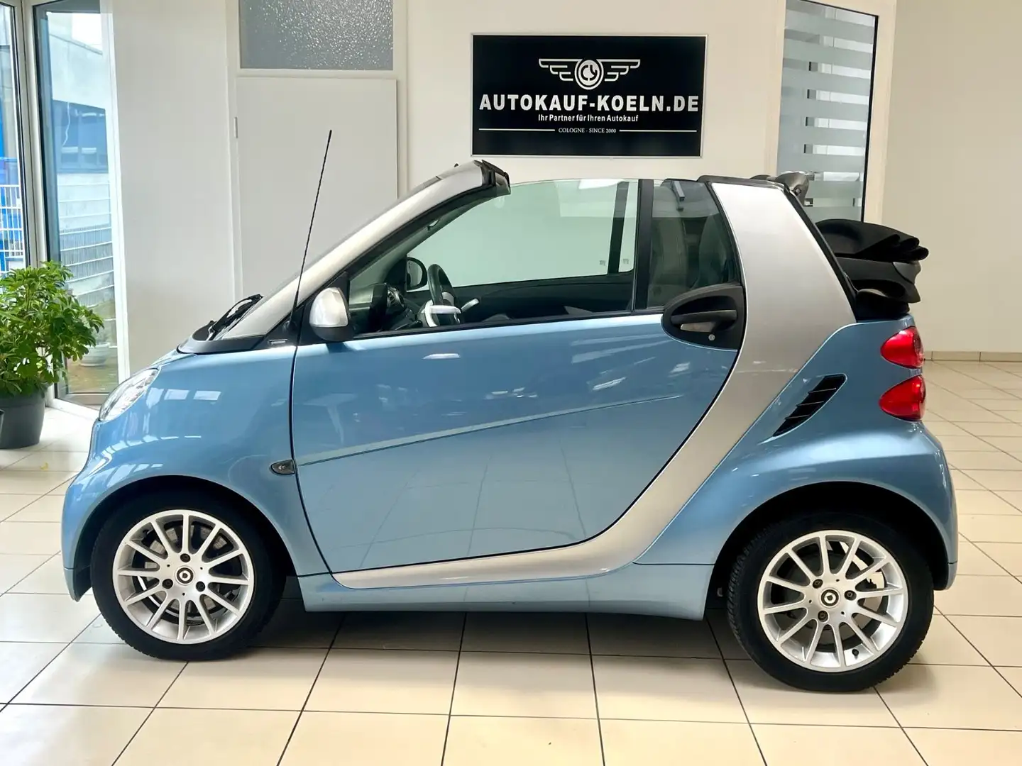 smart forTwo cabrio Passion/Nur 53.000km/Klima/Alus Silber - 1