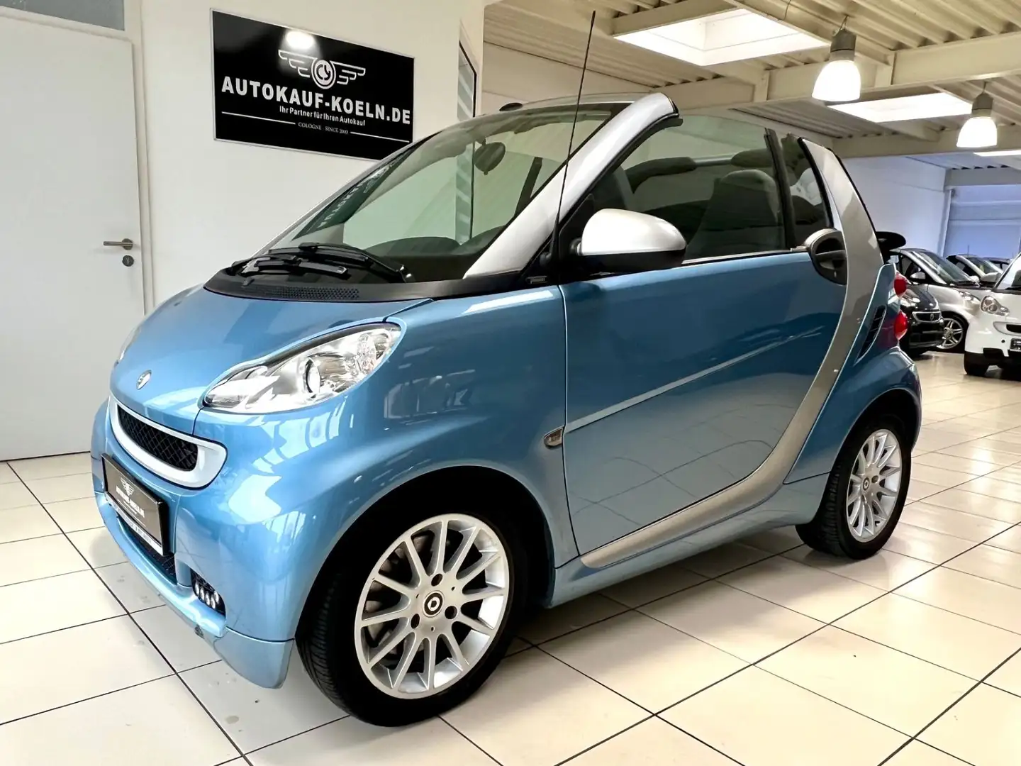 smart forTwo cabrio Passion/Nur 53.000km/Klima/Alus Silber - 2