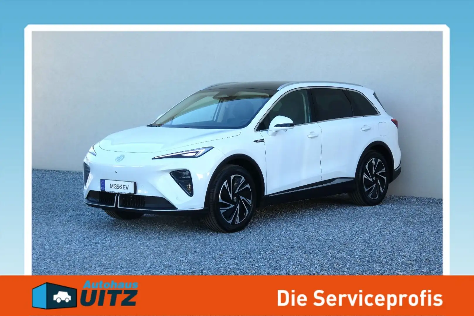 MG MGS6 EV Luxury 2WD +360°+HUD+LED+20Zoll+LRH Weiß - 1