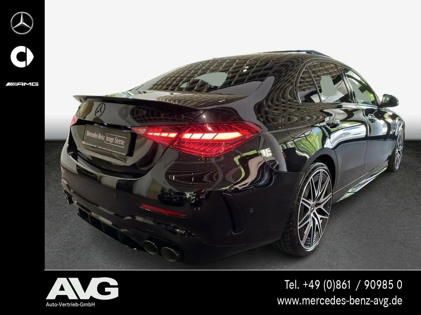 Mercedes-Benz C 43 AMG C 43 4M Pano Burm Carbon 20"Alu Night Perf.Sound Nero - 2