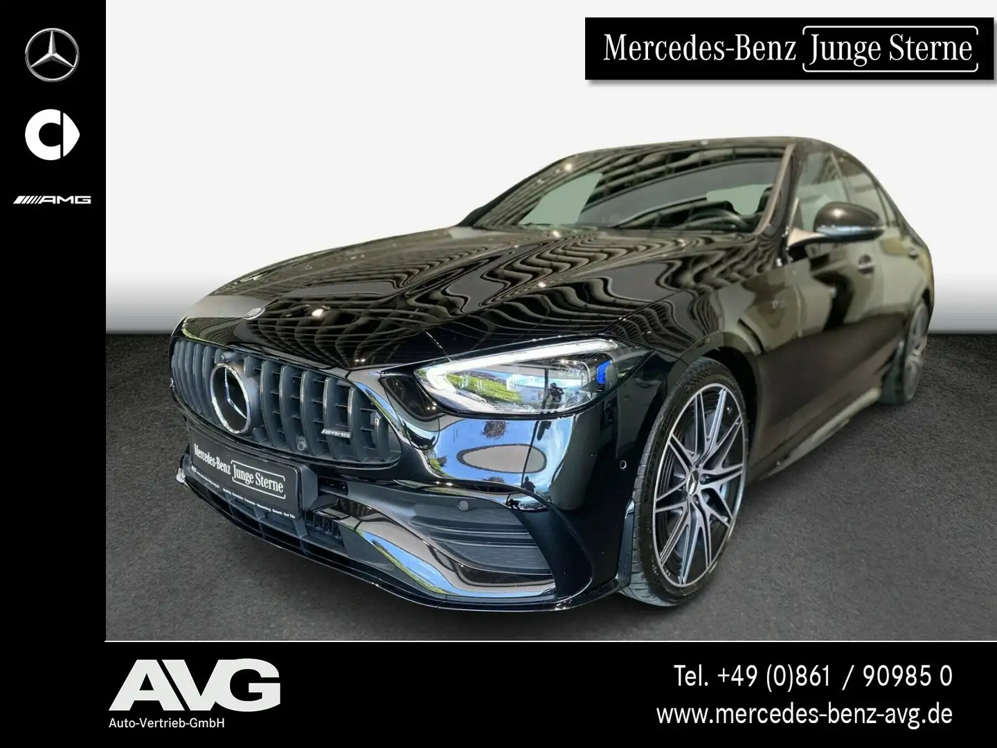 Mercedes-Benz C 43 AMG C 43 4M Pano Burm Carbon 20"Alu Night Perf.Sound Nero - 1