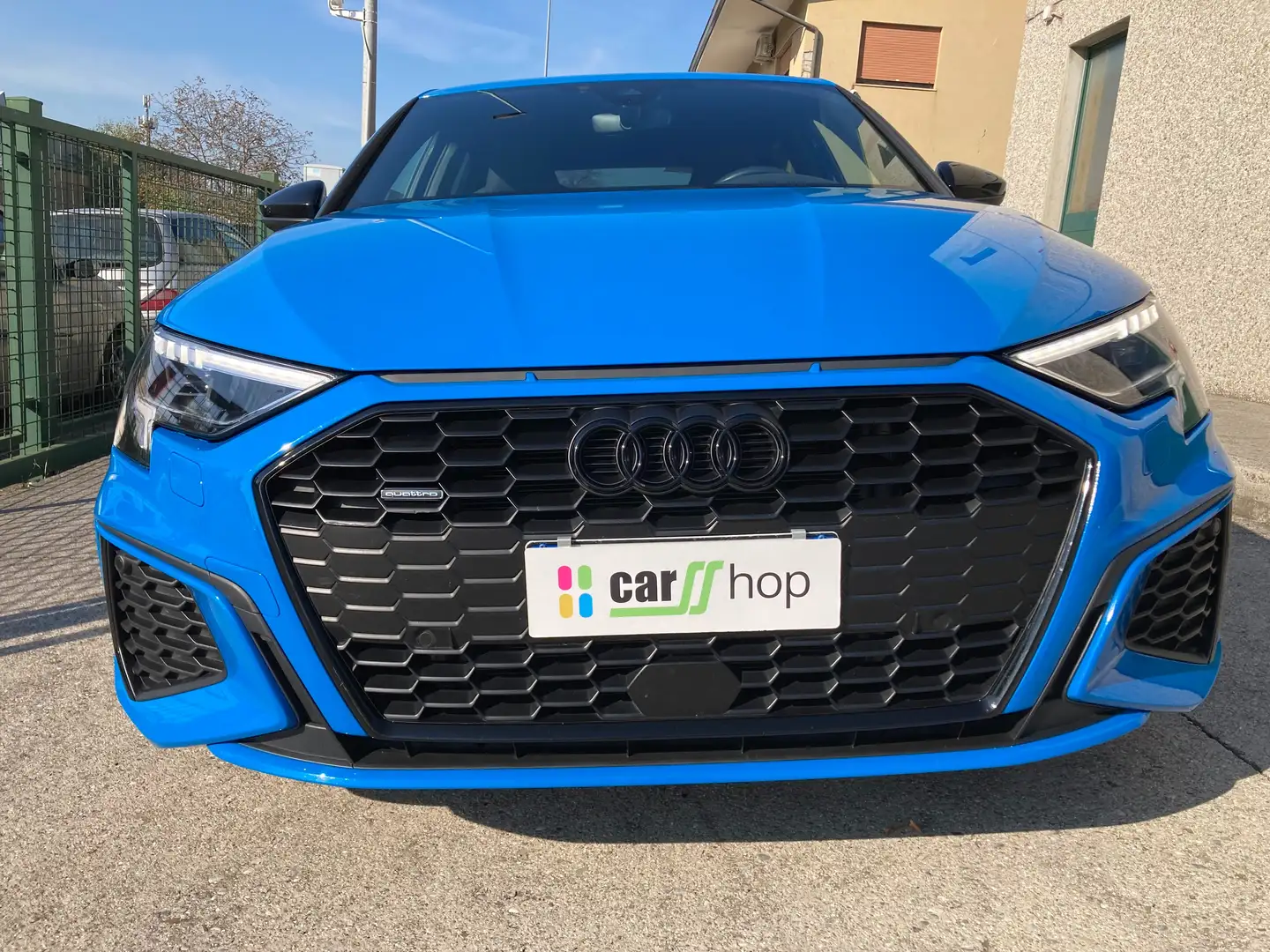 Audi A3 A3 Sportback 40 2.0 tdi S line Ed Quattro s-tronic Bleu - 2