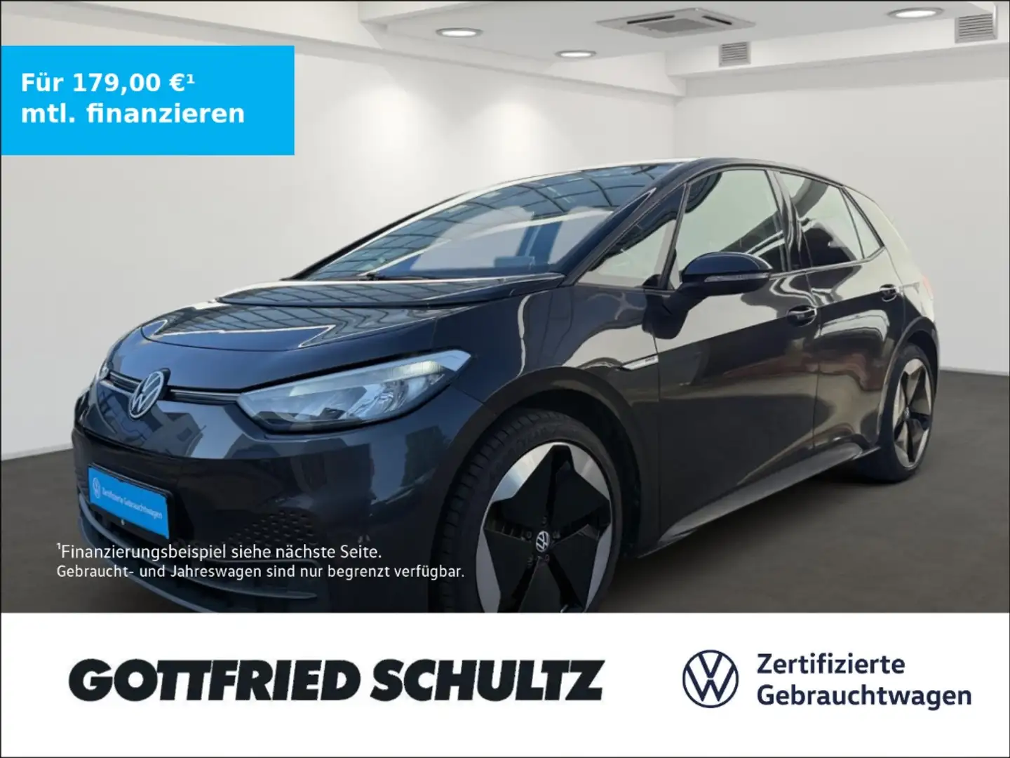 Volkswagen ID.3 LED NAV SHZ ACC DAB WÄRMEPUMPE Pro 107 kW Life Grau - 1