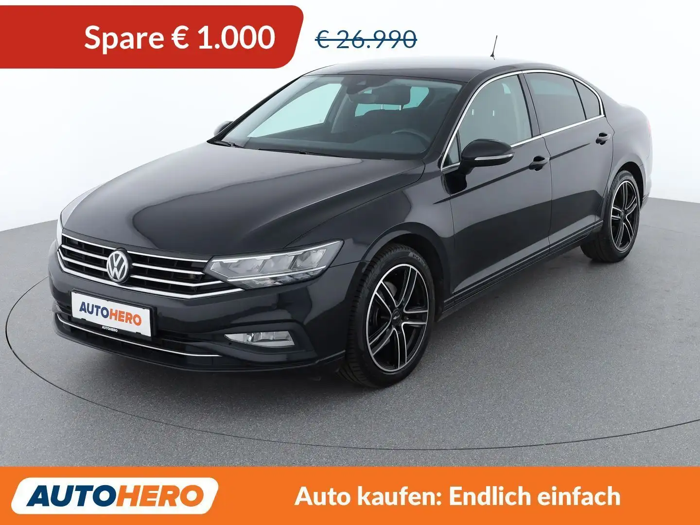 Volkswagen Passat 2.0 TDI Business 4Motion Schwarz - 1