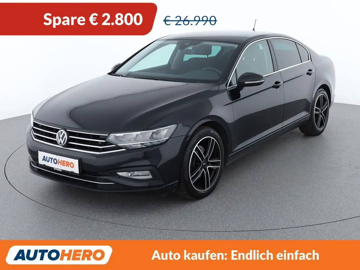 Volkswagen Passat 2.0 TDI Business 4Motion Schwarz - 1