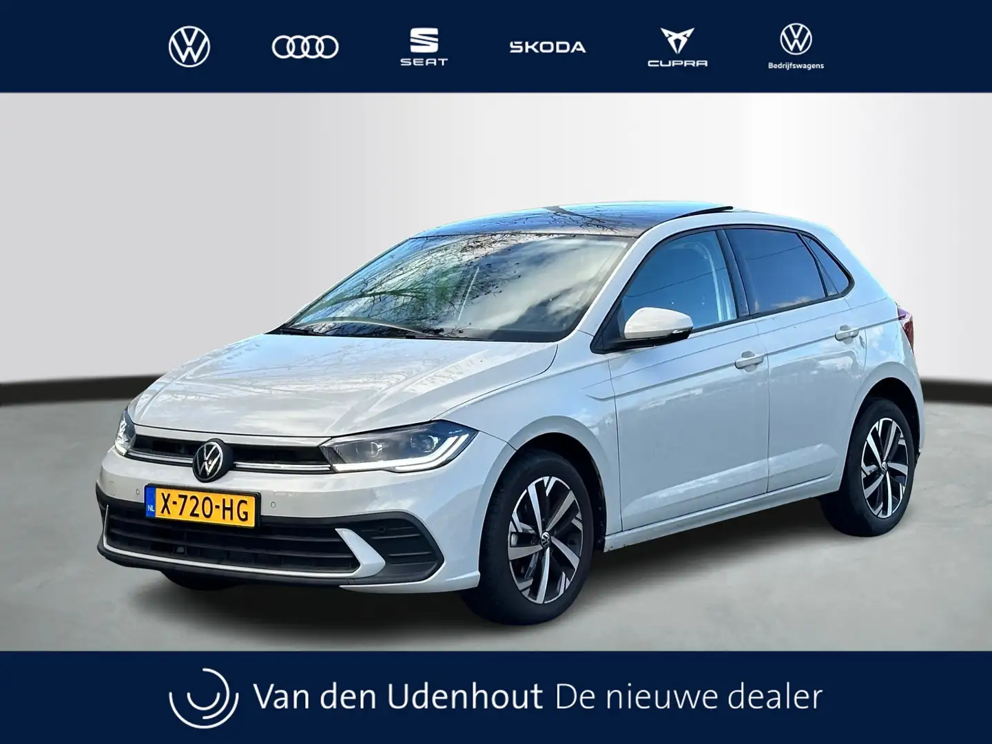 Volkswagen Polo 1.0 TSI 95pk DSG Life Business Panoramadak LED Mat Grijs - 1