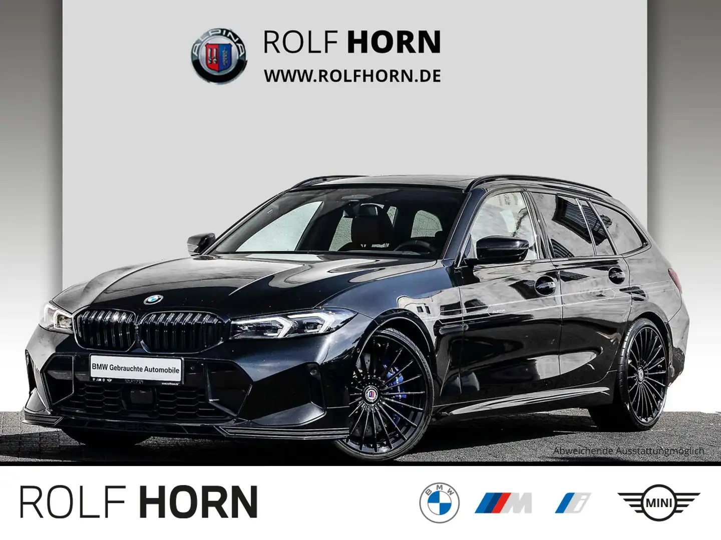 Alpina D3 S 3.0 Allrad Touring Navi Pano h/k HeadUp RFK Schwarz - 1