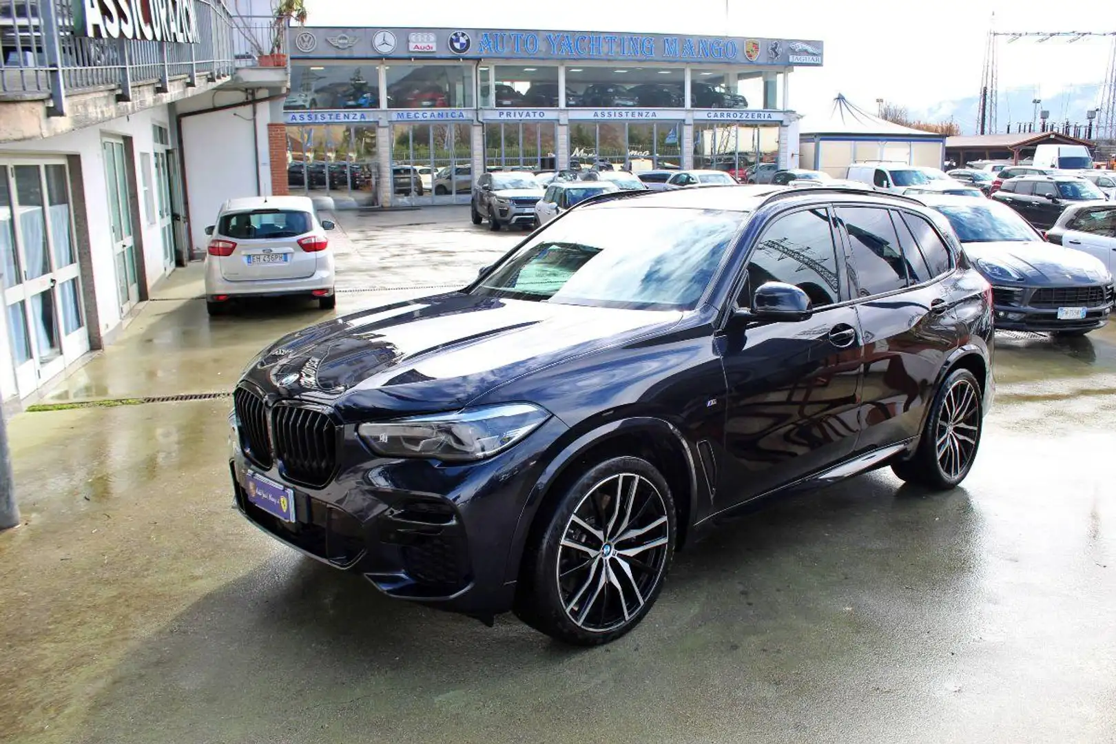 BMW X5 xDrive40d 48V Msport Bleu - 1