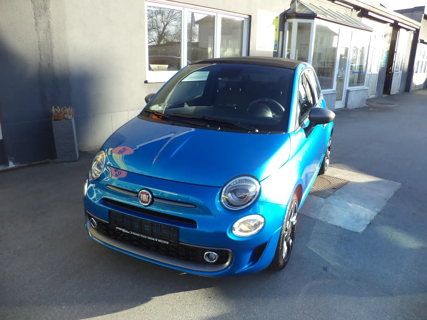Fiat 500C 500 C 0.9 8V TwinAir Turbo Start Blau - 1