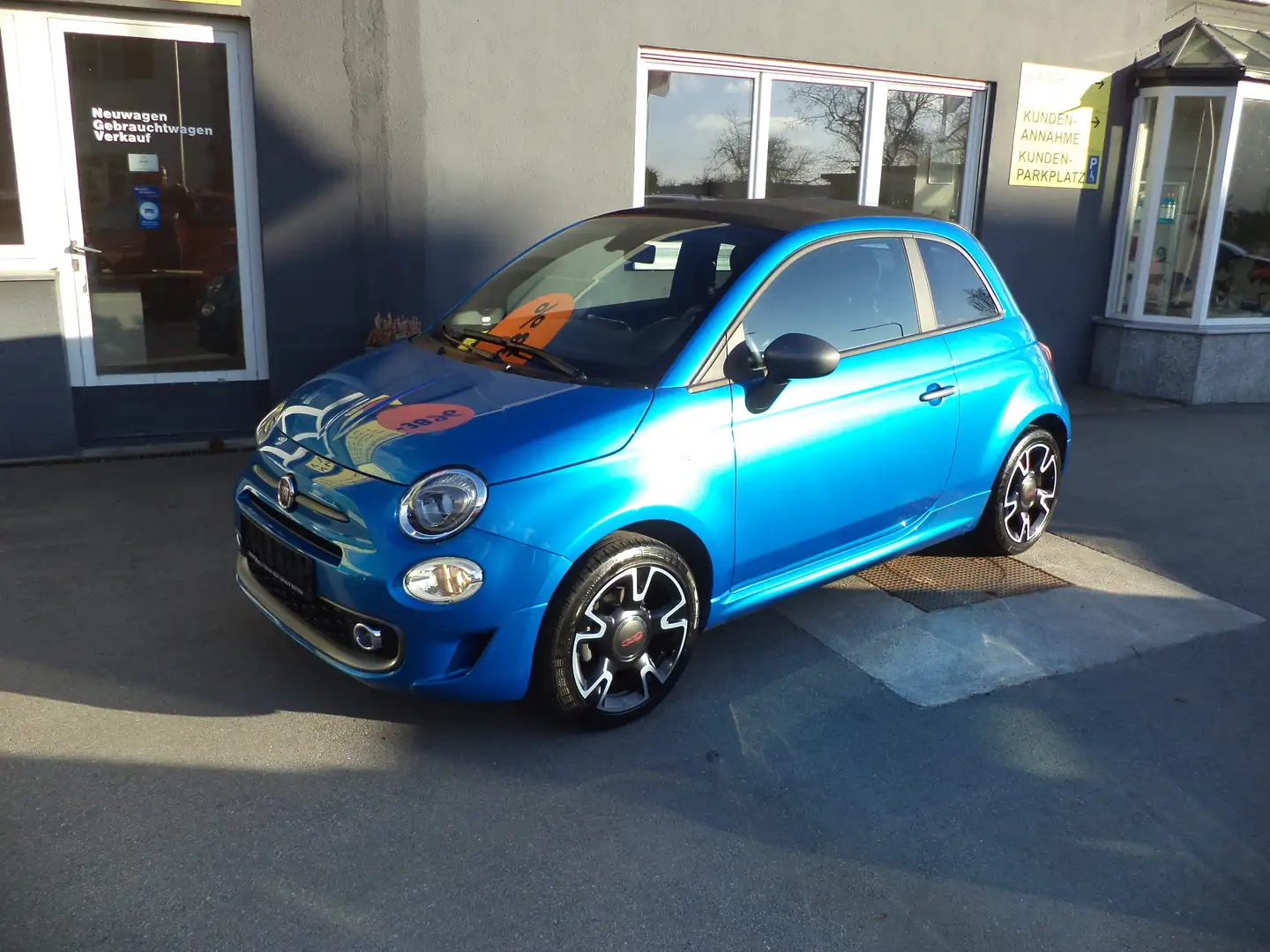 Fiat 500C 500 C 0.9 8V TwinAir Turbo Start Blau - 2