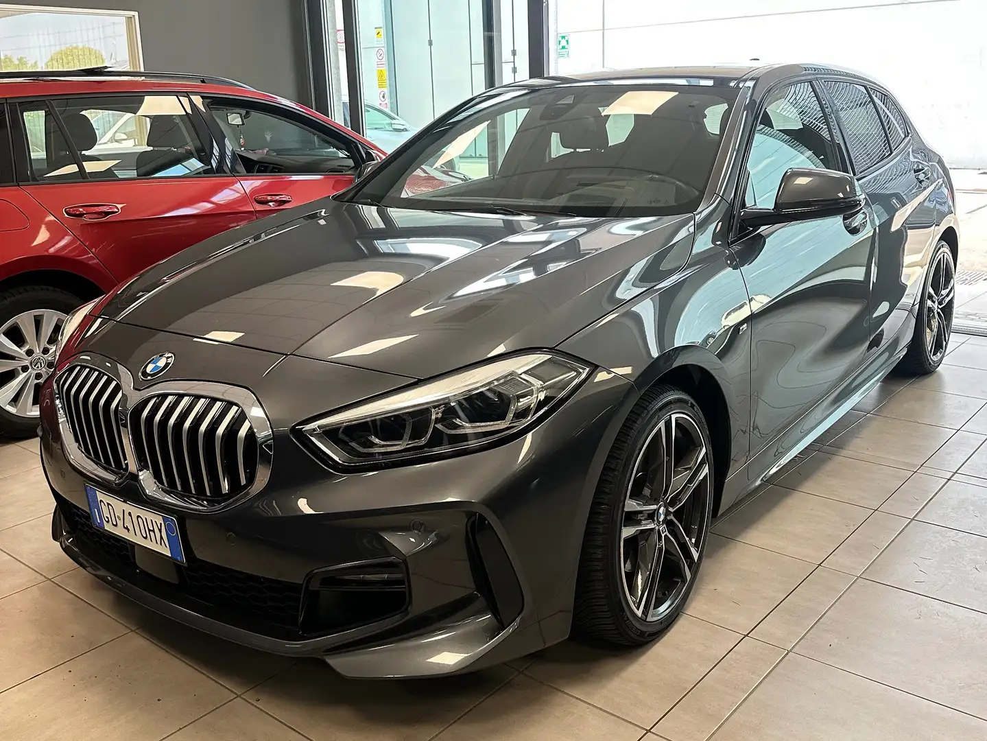 BMW 118 118d Msport auto Gris - 2