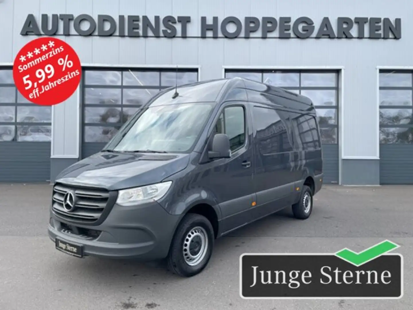 Mercedes-Benz Sprinter 317 CDI KA L2H2 Gris - 1