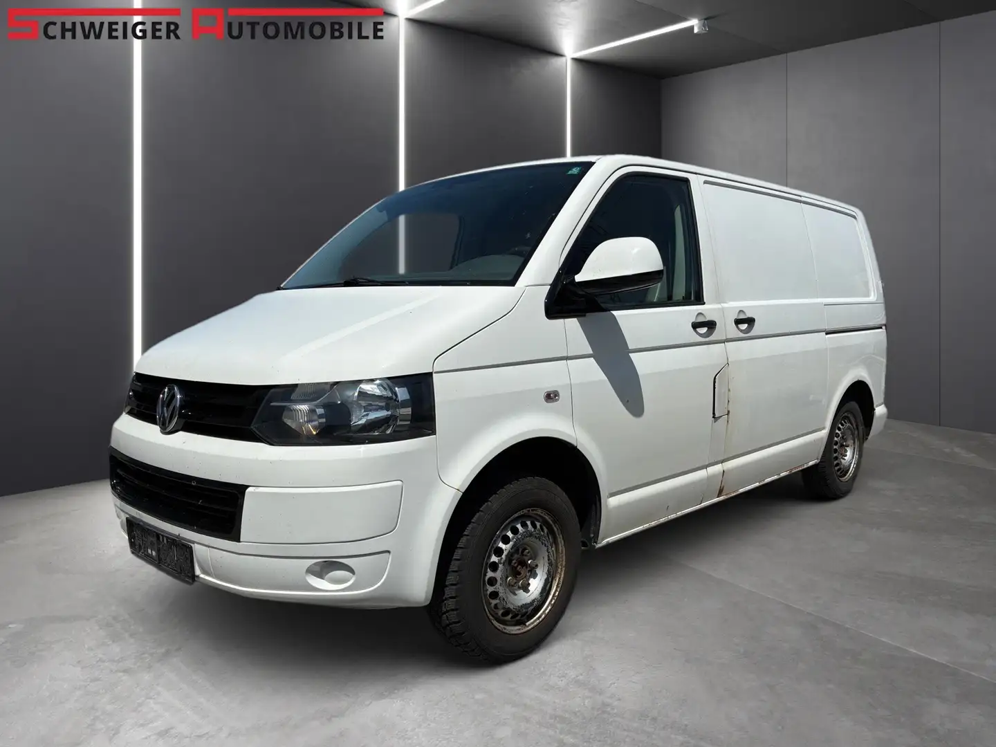 Volkswagen T5 2.0 TDI AHK, Klima, 2 Schiebetüren Белый - 1