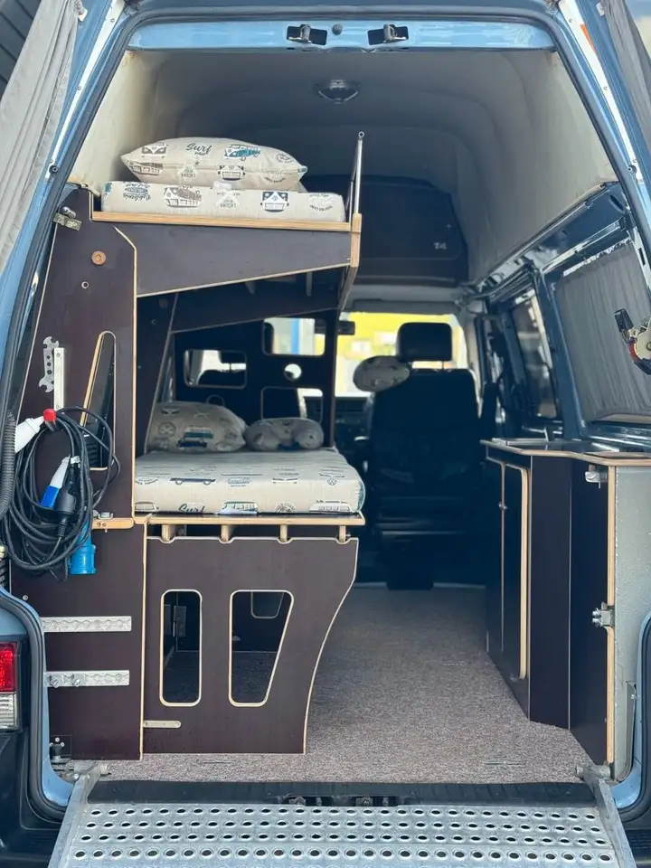 Volkswagen T4 2.4d WoMo AHK Alu Leder Rampe Hoch+Lang, foto 11