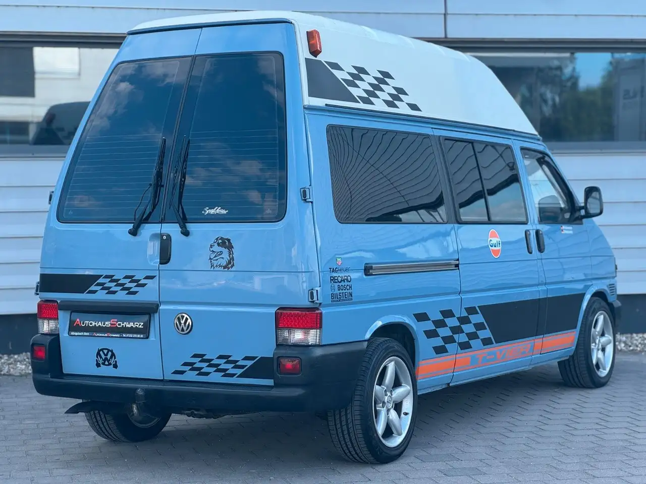 Volkswagen T4 2.4d WoMo AHK Alu Leder Rampe Hoch+Lang, foto 7